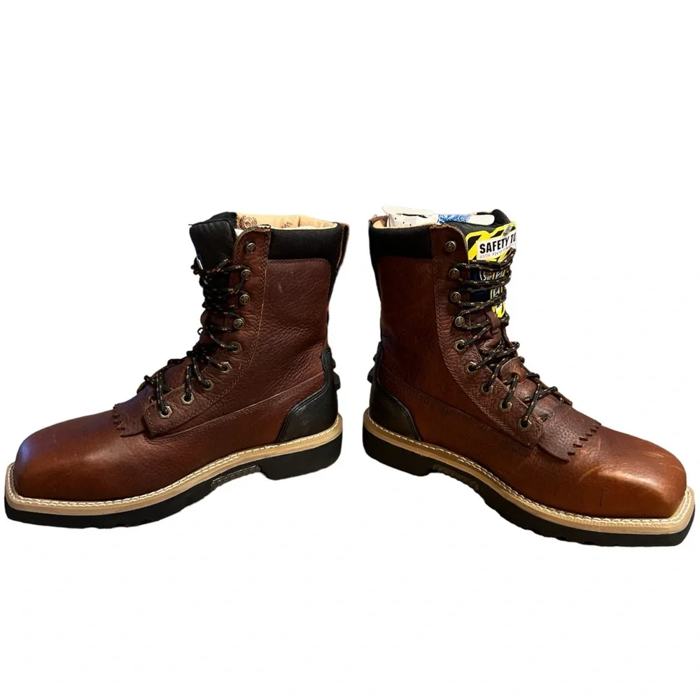 Cinch Men’s WRX Footwear Safety Toe Waterproof‎ Utility Boots  8D Work Boots NEW